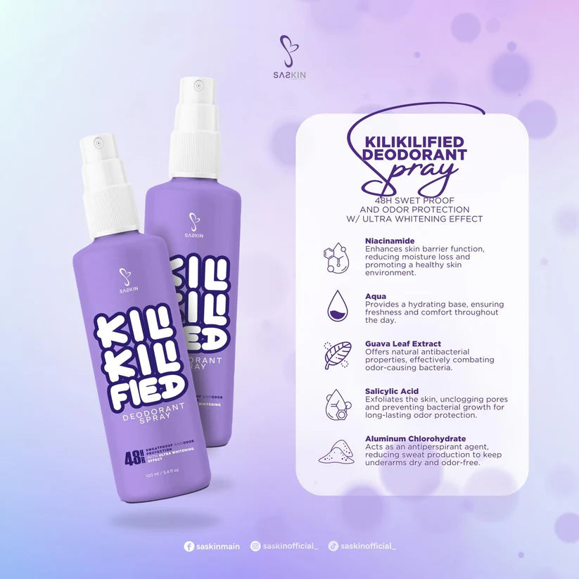 KILI-KILI FIED Deodorant Spray By Sachzna