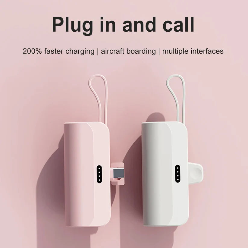 Mini 5000mAh Pocket Power Bank
