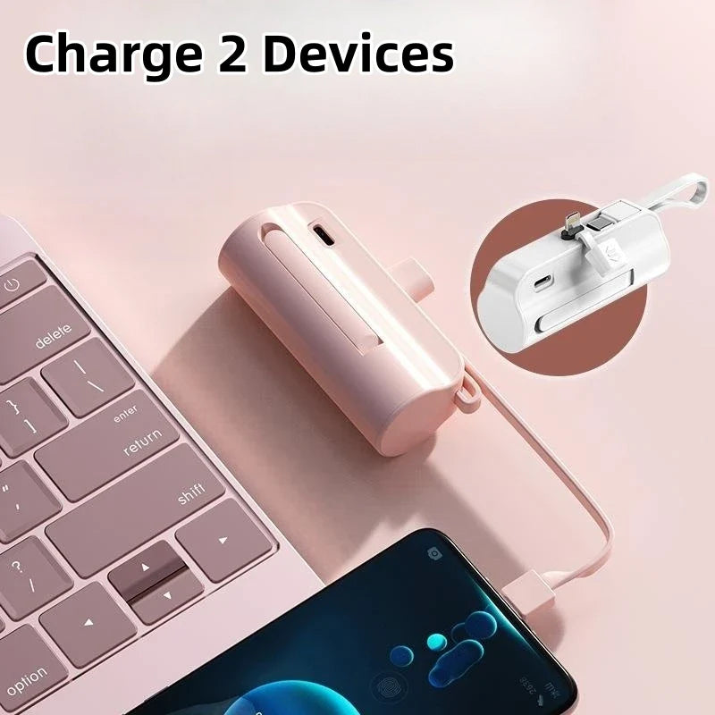 Mini 5000mAh Pocket Power Bank