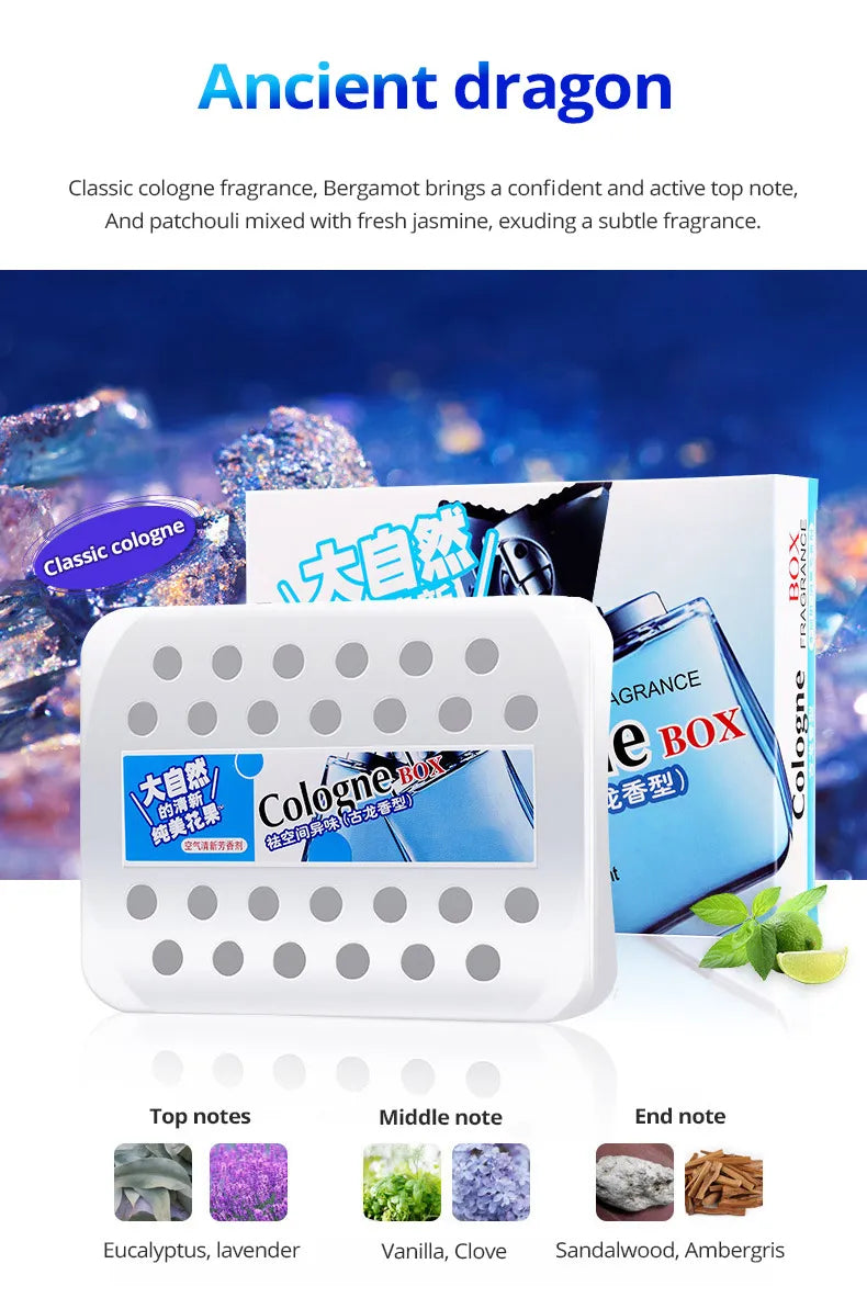 Air Freshener Gel Car Perfume Lasting Air Freshener Vehicle Freshener Solid Balm