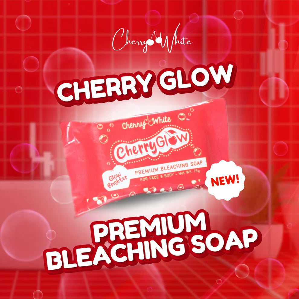 CHERRY WHITE GLOW PREMIUM BLEACHING SOAP | 10X POWER WHITENING | 5PCS PER PACK