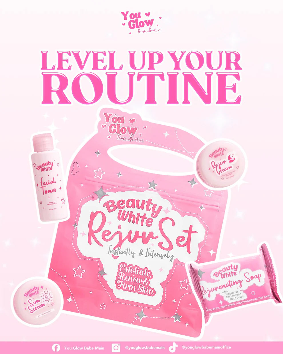 YOU GLOW BABE BEAUTY WHITE REJUV SET