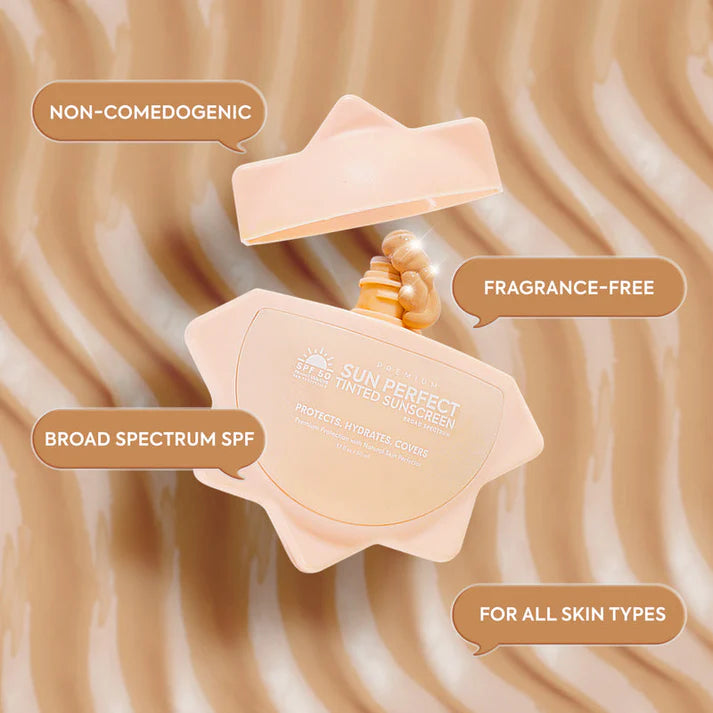 HIKARI SKIN Premium SUN PERFECT Tinted Sunscreen SPF 50 Facial Sunscreen Sun Protection Ultrafresh