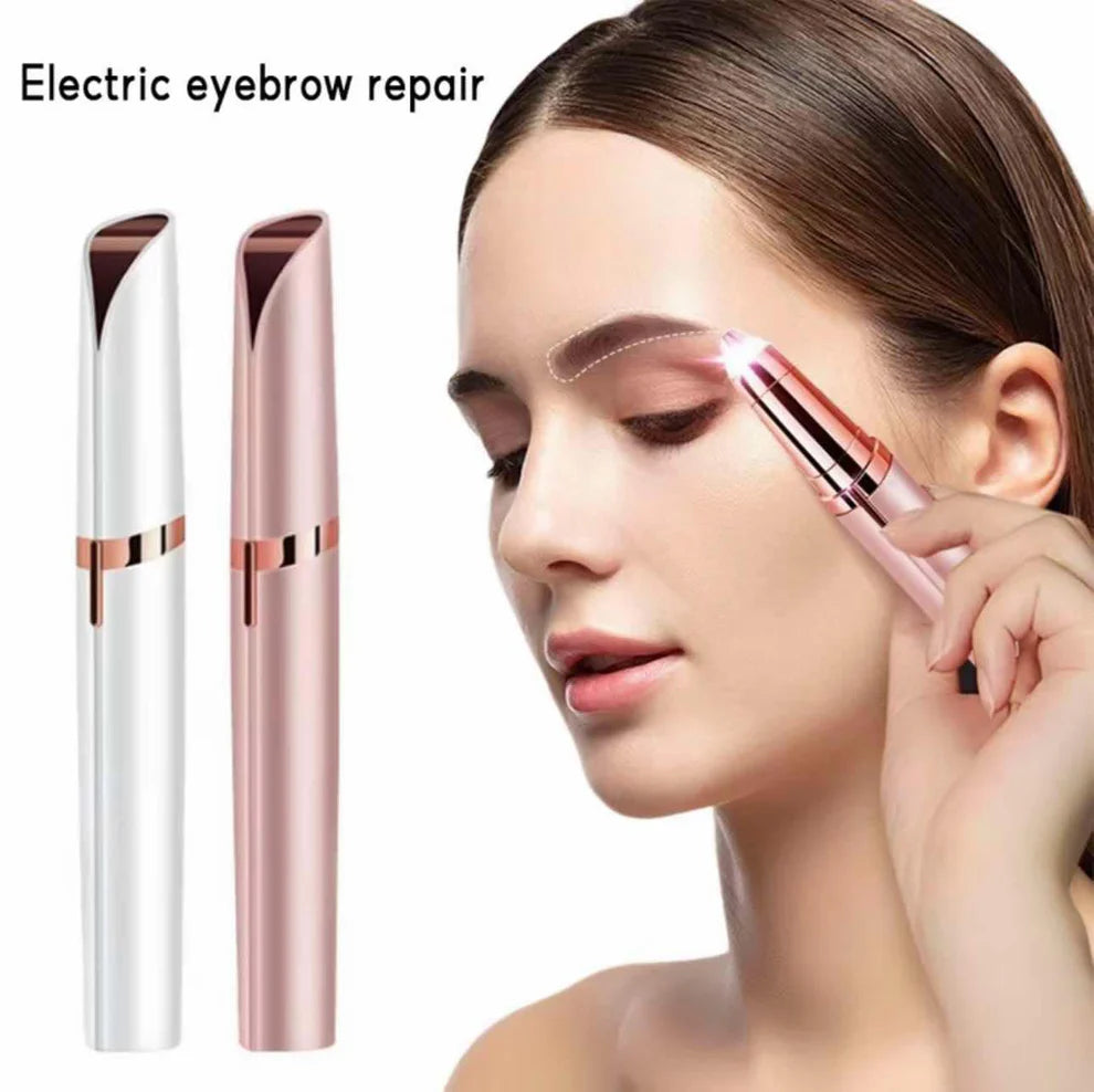 Electric Eyebrow Trimmer Pen Rechargeable Remover painless Razor Eyebrow Epilator Shaver