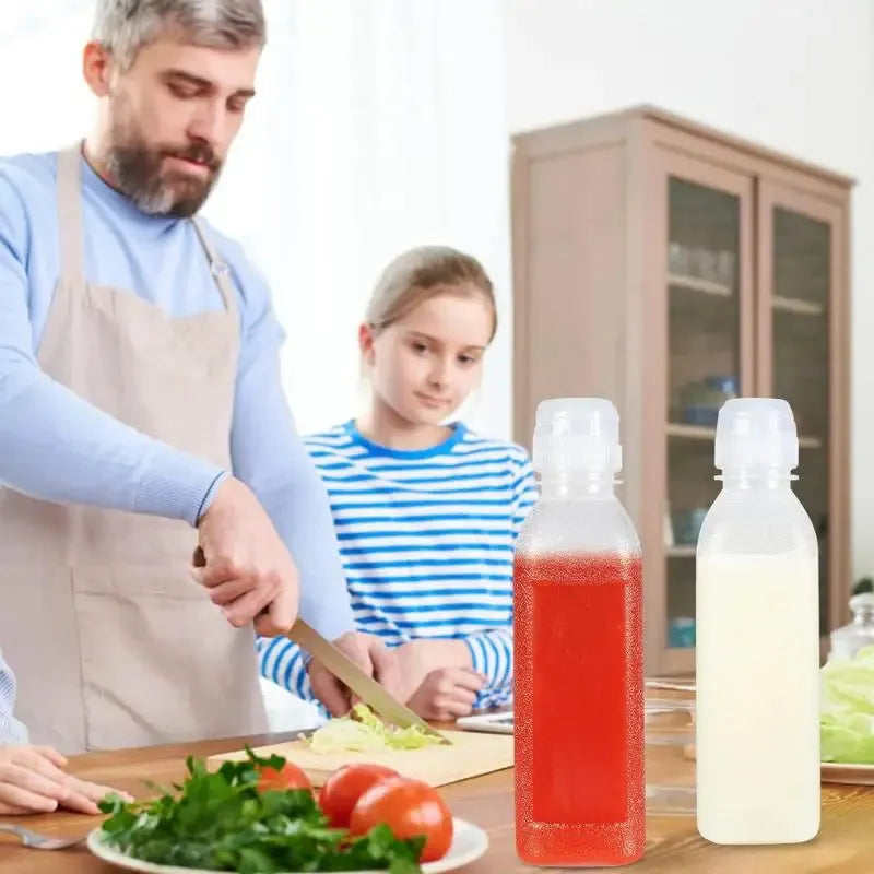 No Spill Oil Bottle Kitchen Squeeze Oil Bottles Leakproof Condiment Bottles