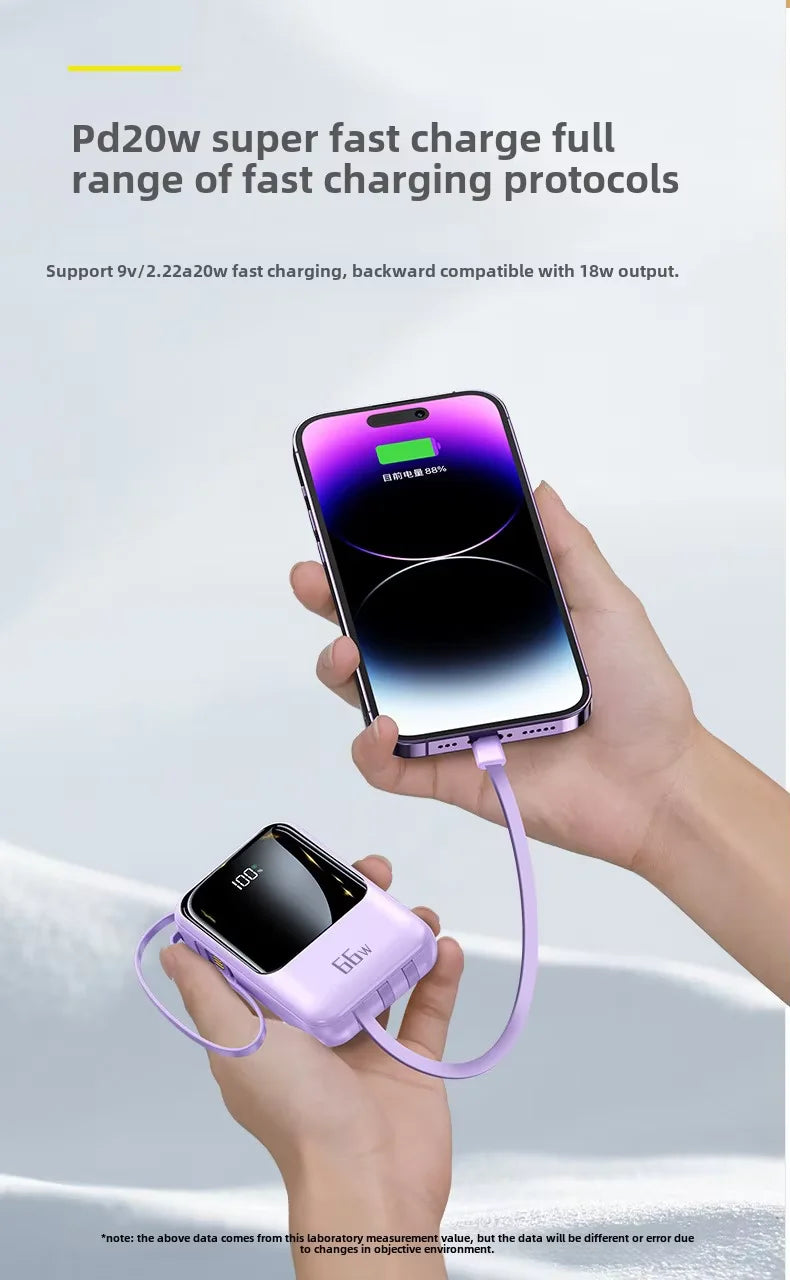 Power Bank Fast Charging 10000 mah Large Capacity Portable