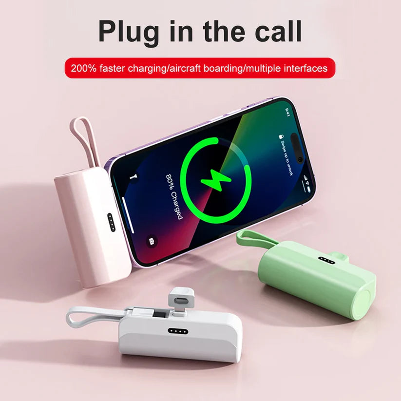 Mini 5000mAh Pocket Power Bank