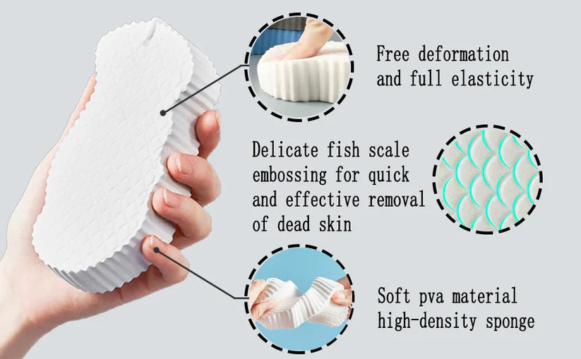 Bath Exfoliating Soft Sponge Dead Skin Remover
