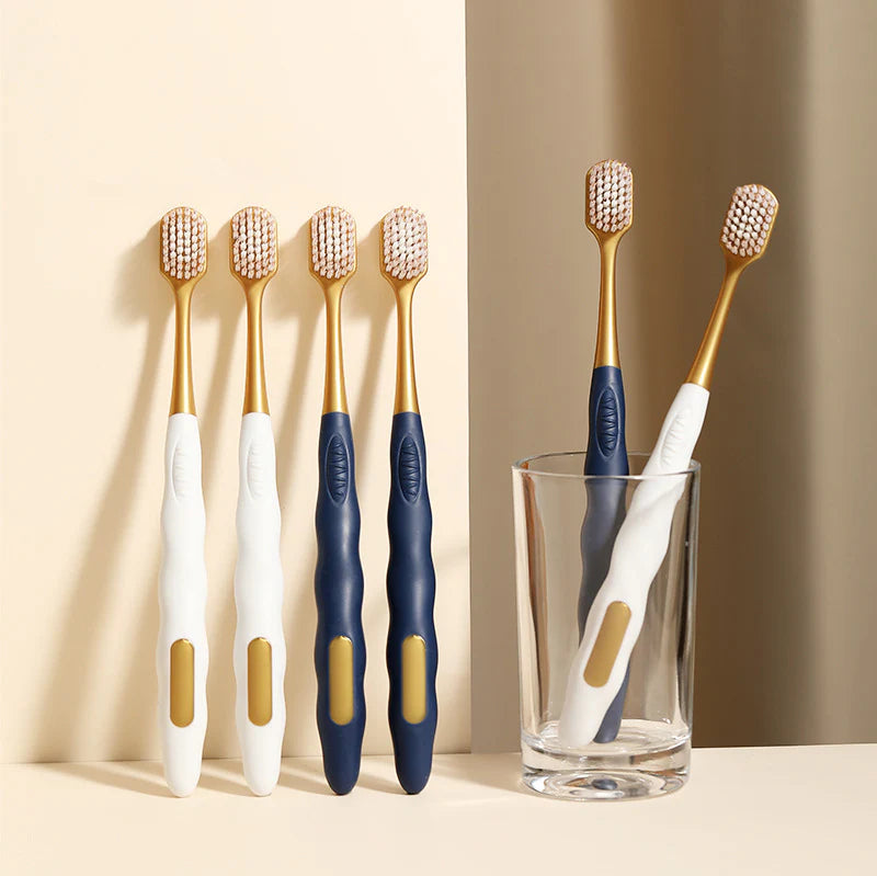 6pcs Toothbrushes Premium Soft Bristles Wide Head Home Travel Genuine Daily Use Adult
