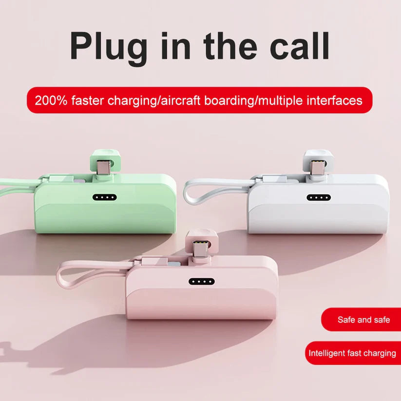 Mini 5000mAh Pocket Power Bank