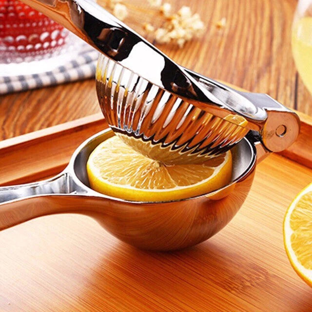 NO.1☆Stainless Steel Lemon Clip Manual Juicer Fruit Squeezer