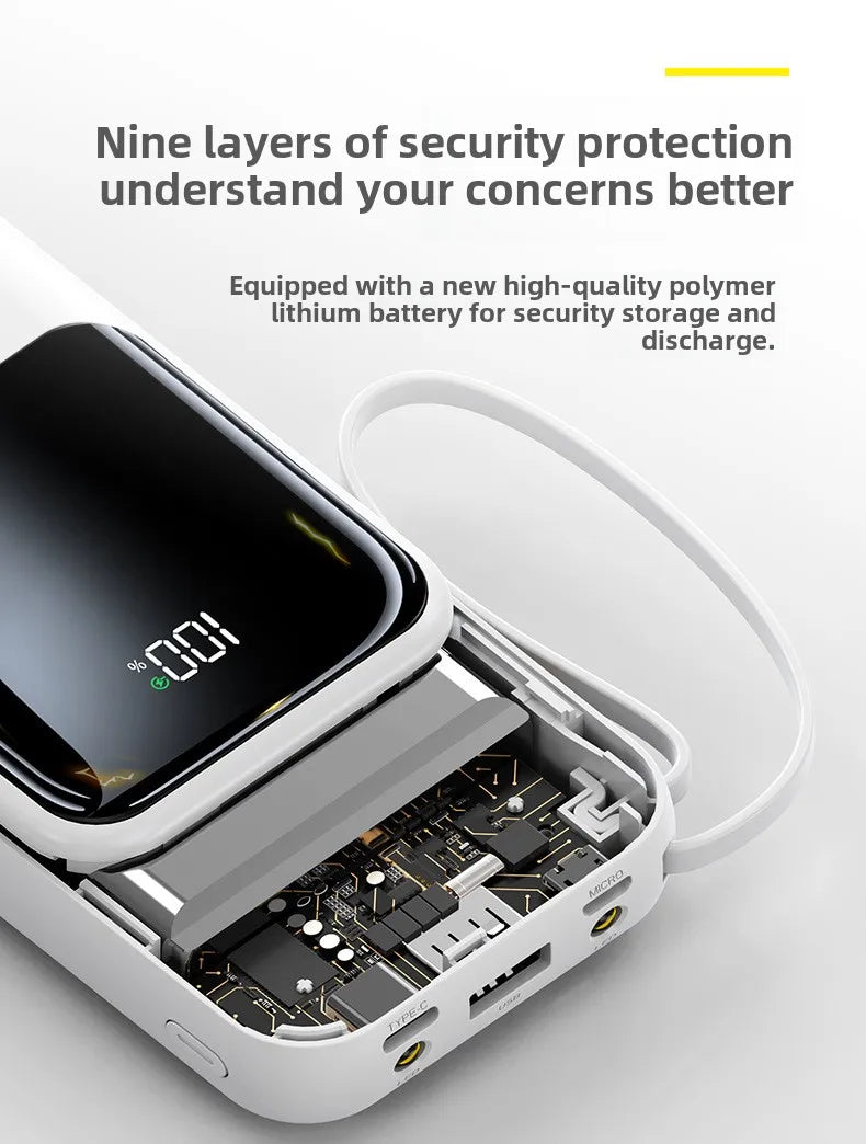 Power Bank Fast Charging 10000 mah Large Capacity Portable