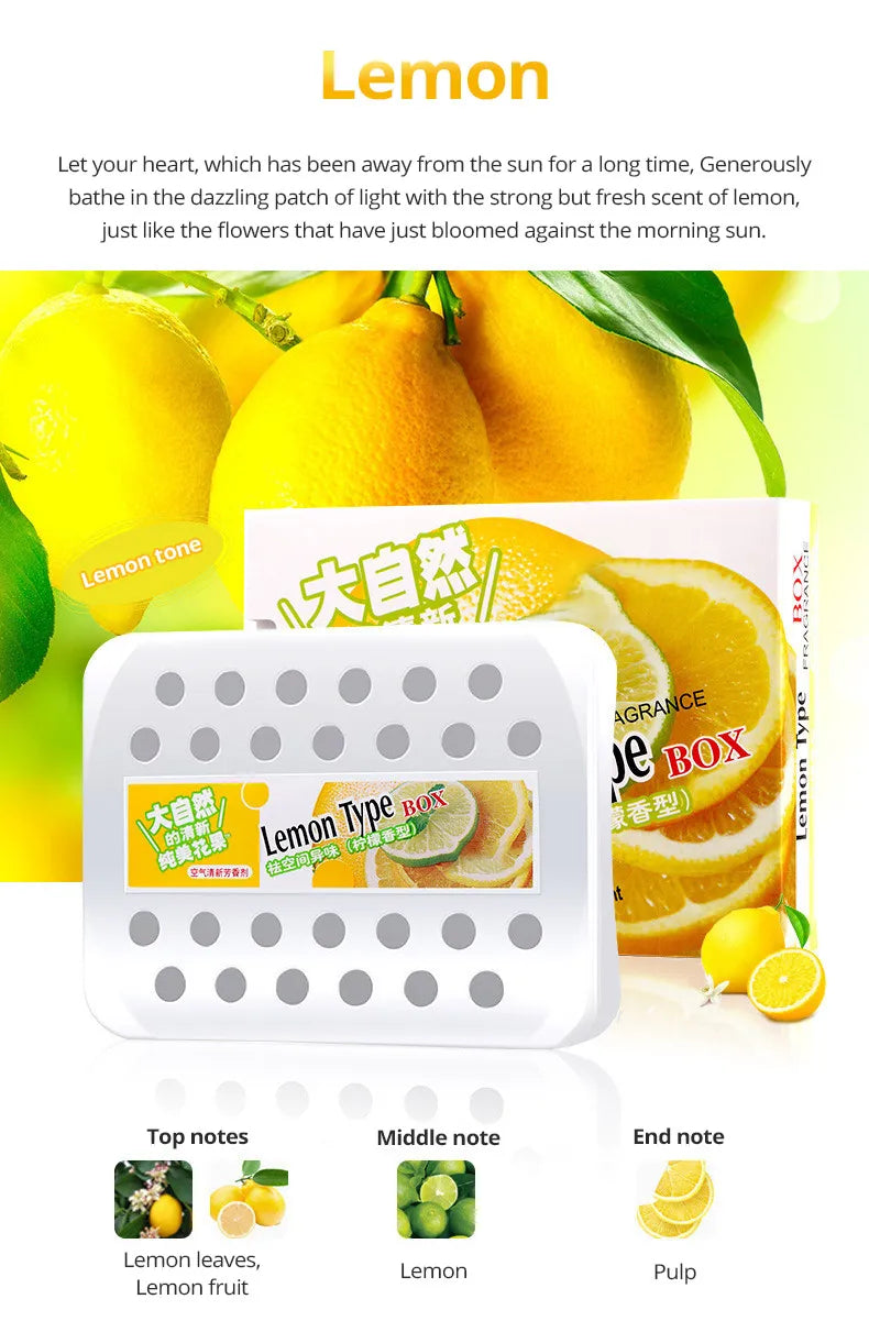 Air Freshener Gel Car Perfume Lasting Air Freshener Vehicle Freshener Solid Balm