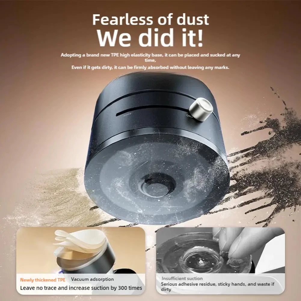 Vacuum Suction Magnetic Phone Holder with Strong Hold and 360° Rotation
