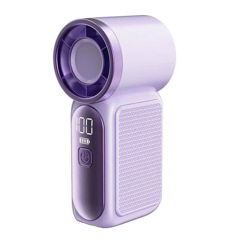 Smallest Fan (2025 New) 3600mAh Portable Mini Handheld Turbo Fan 3.5-inch 16900 RPM High-Speed Personal Strong Wind