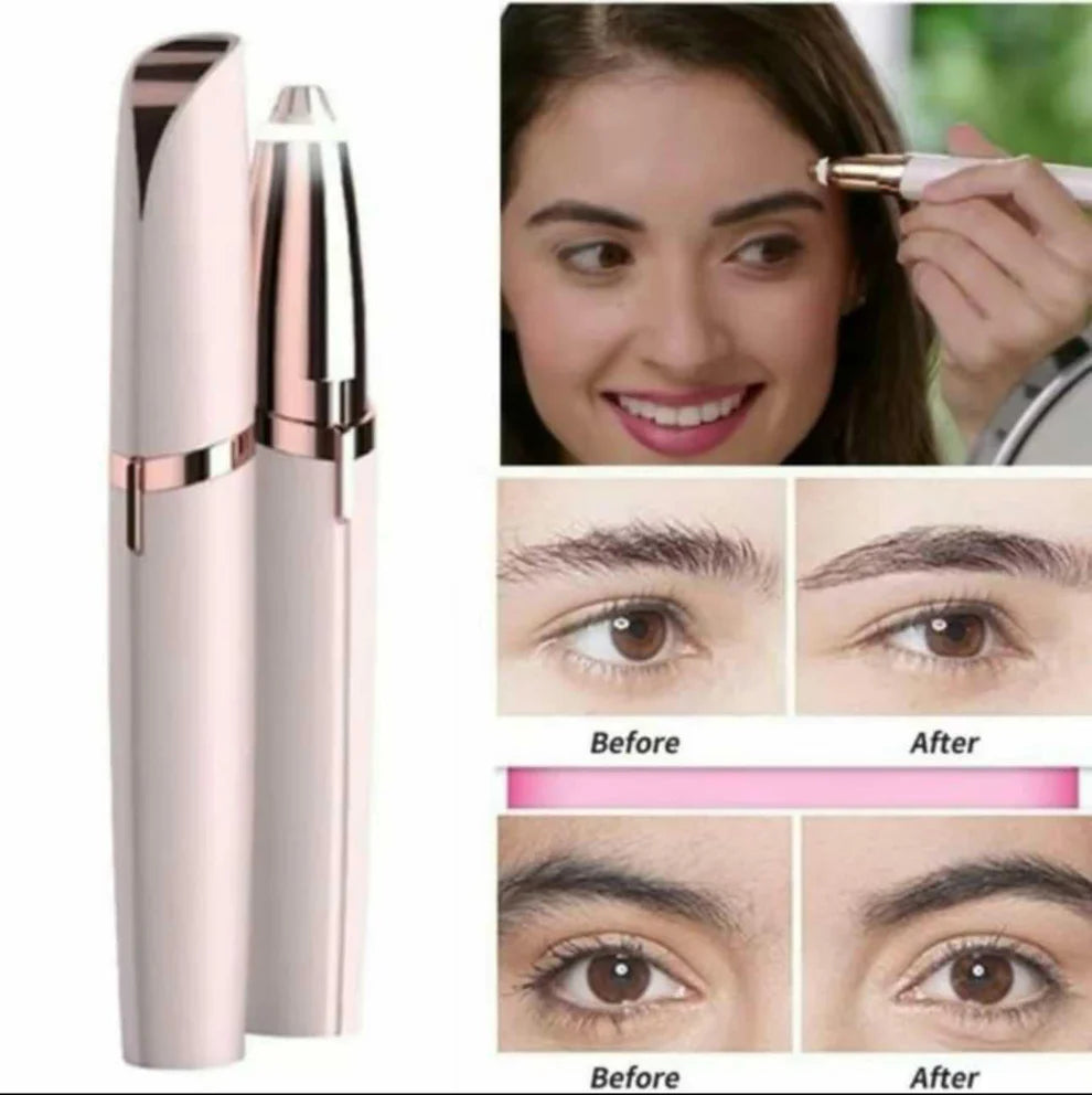 Electric Eyebrow Trimmer Pen Rechargeable Remover painless Razor Eyebrow Epilator Shaver