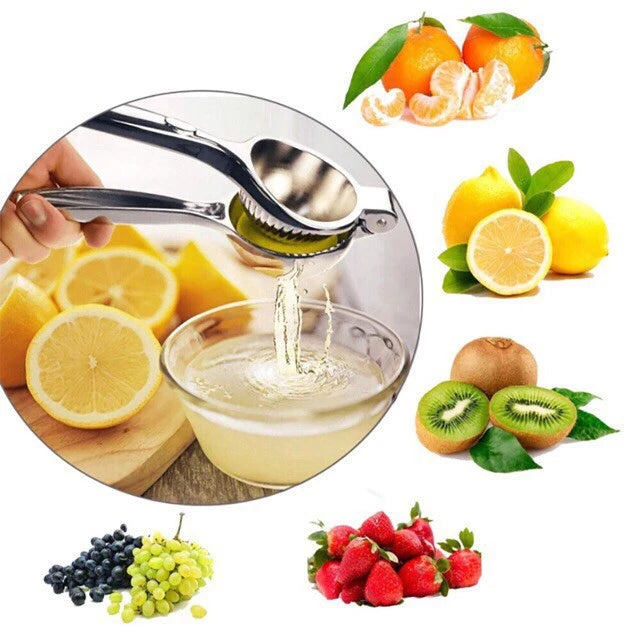 NO.1☆Stainless Steel Lemon Clip Manual Juicer Fruit Squeezer