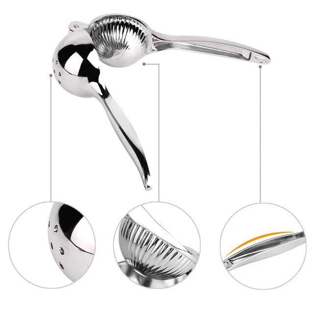 NO.1☆Stainless Steel Lemon Clip Manual Juicer Fruit Squeezer