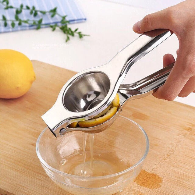 NO.1☆Stainless Steel Lemon Clip Manual Juicer Fruit Squeezer