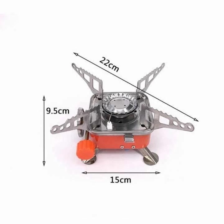 Compact Portable Camping Stove with Folding Design
