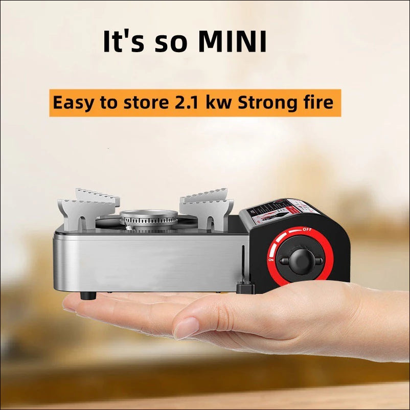Butane Gas Stove Portable Home Outdoor Camping White Gas Stove Ultra Light With Box