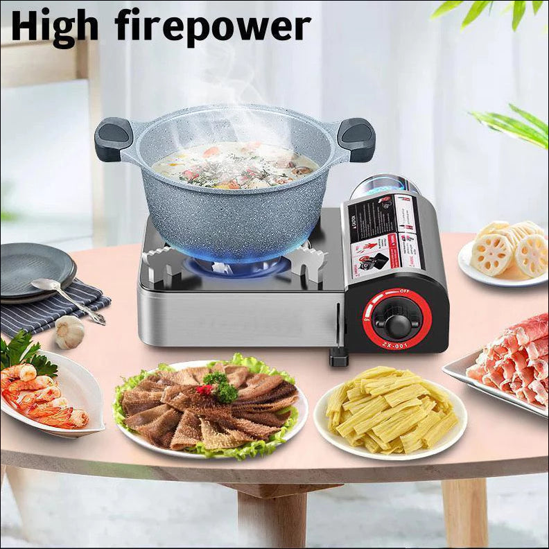 Butane Gas Stove Portable Home Outdoor Camping White Gas Stove Ultra Light With Box