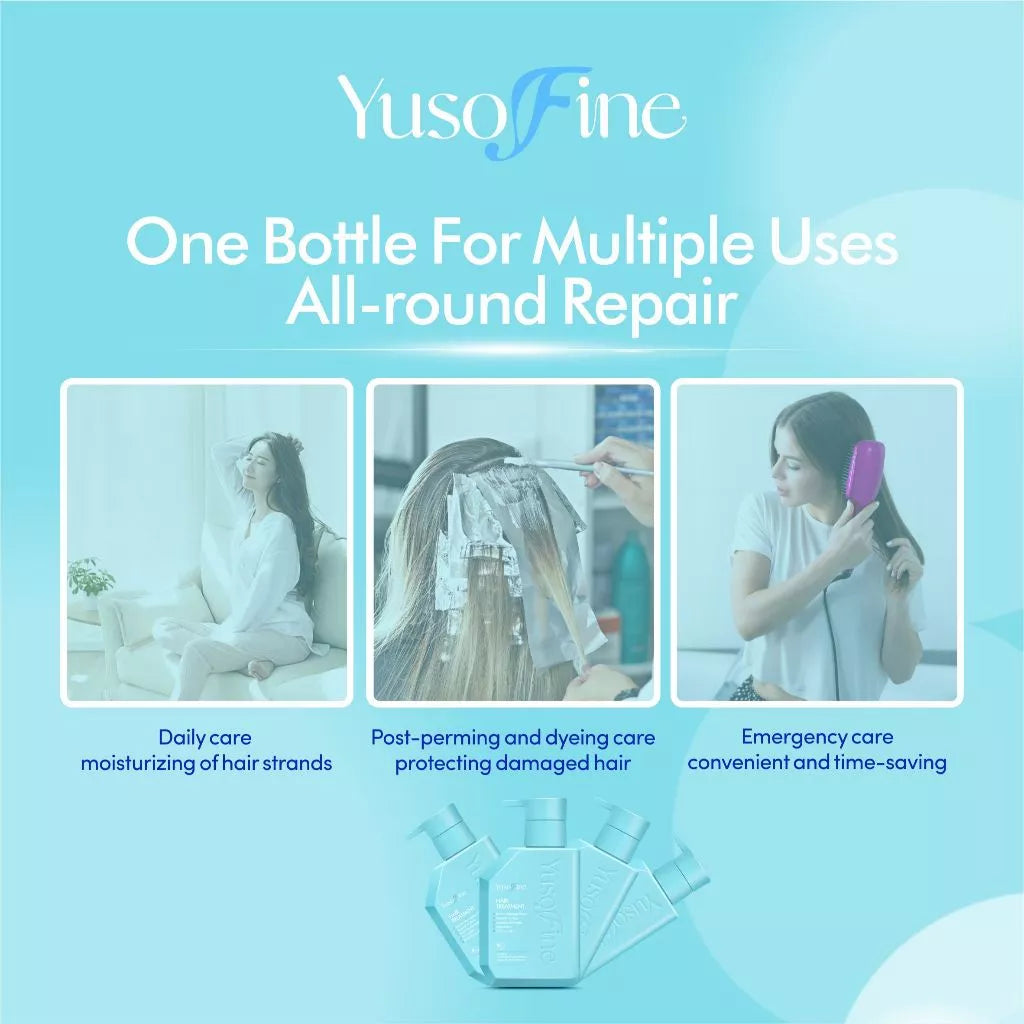 Yusofine All-in-1 Conditioner Serum Repair Damaged Hair Anti-Frizz Instant Soft & Shiny 200ML