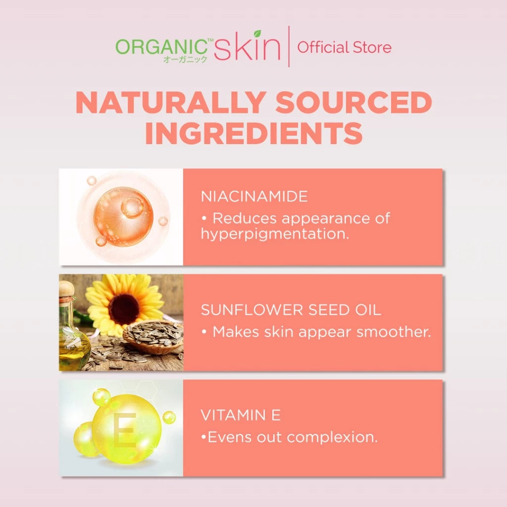 Organic Skin Japan Intensive Whitening Underarm Powder Dry Deodorant Deo Roll on