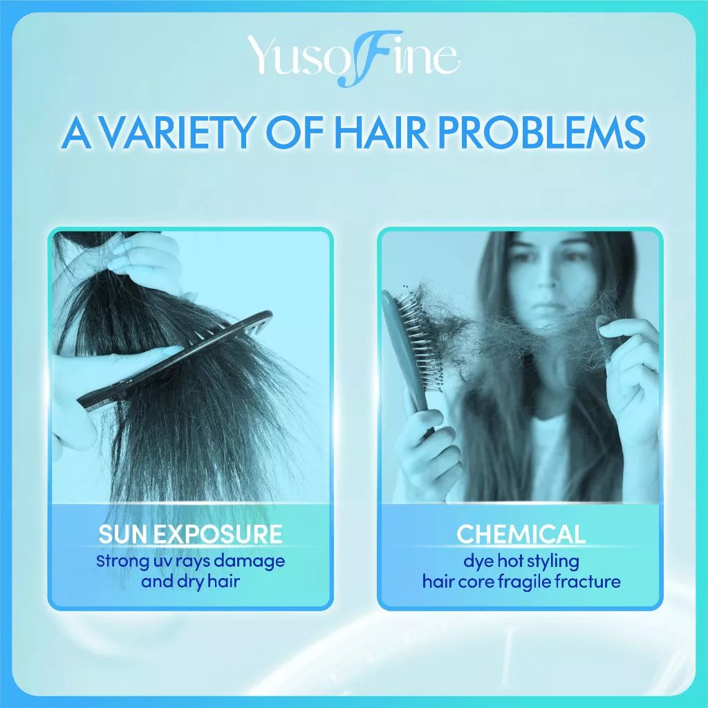 Yusofine All-in-1 Conditioner Serum Repair Damaged Hair Anti-Frizz Instant Soft & Shiny 200ML