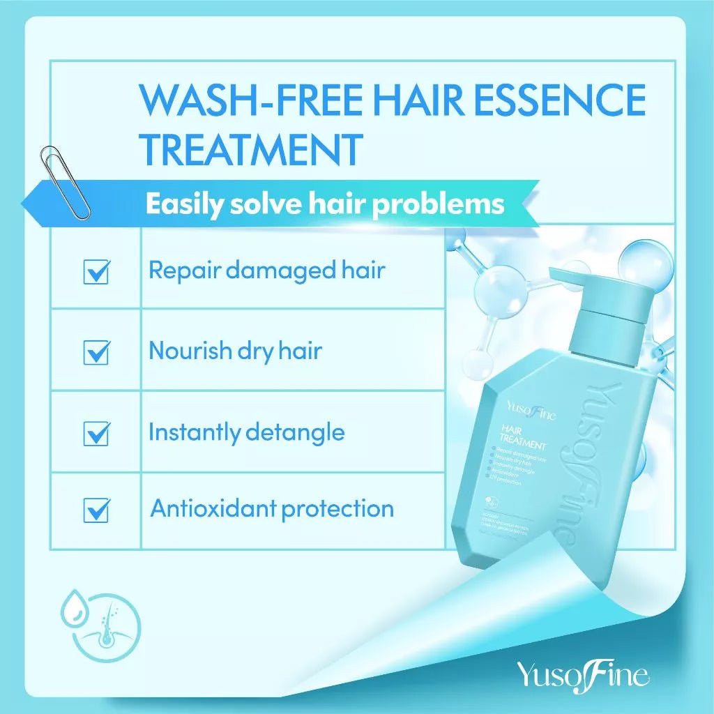 Yusofine All-in-1 Conditioner Serum Repair Damaged Hair Anti-Frizz Instant Soft & Shiny 200ML