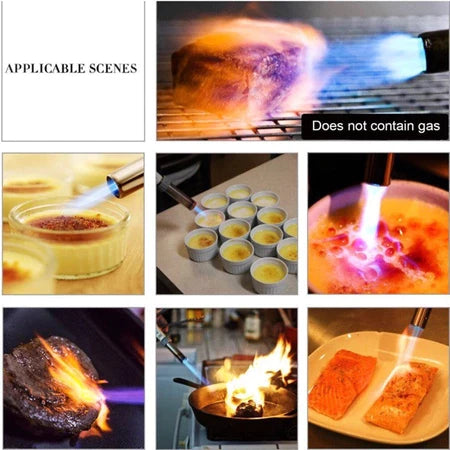 Flame Gun Gas Torch Butane Auto Ignition Jet Burner Welding Torch