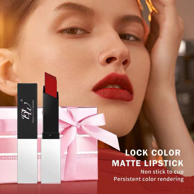 DW 4in1 Advanced Gift Set Girl Makeup Set 【Perfume & Lip Balm & Lipstick & BB Cushion】