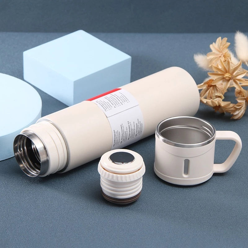 Vacuum Thermos Flask set cup Top Grade Stainless Steel Gift Modern Tumbler Box Bottle Coffee