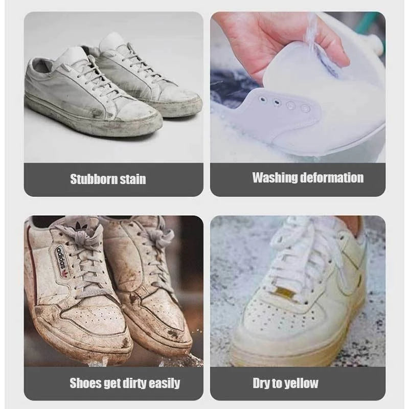 BUY 1 TAKE 2 White Shoe Cleaning Paste Multi-Purpose Shoe Wipes Cleaner Easy To Carry Cleaning Cream