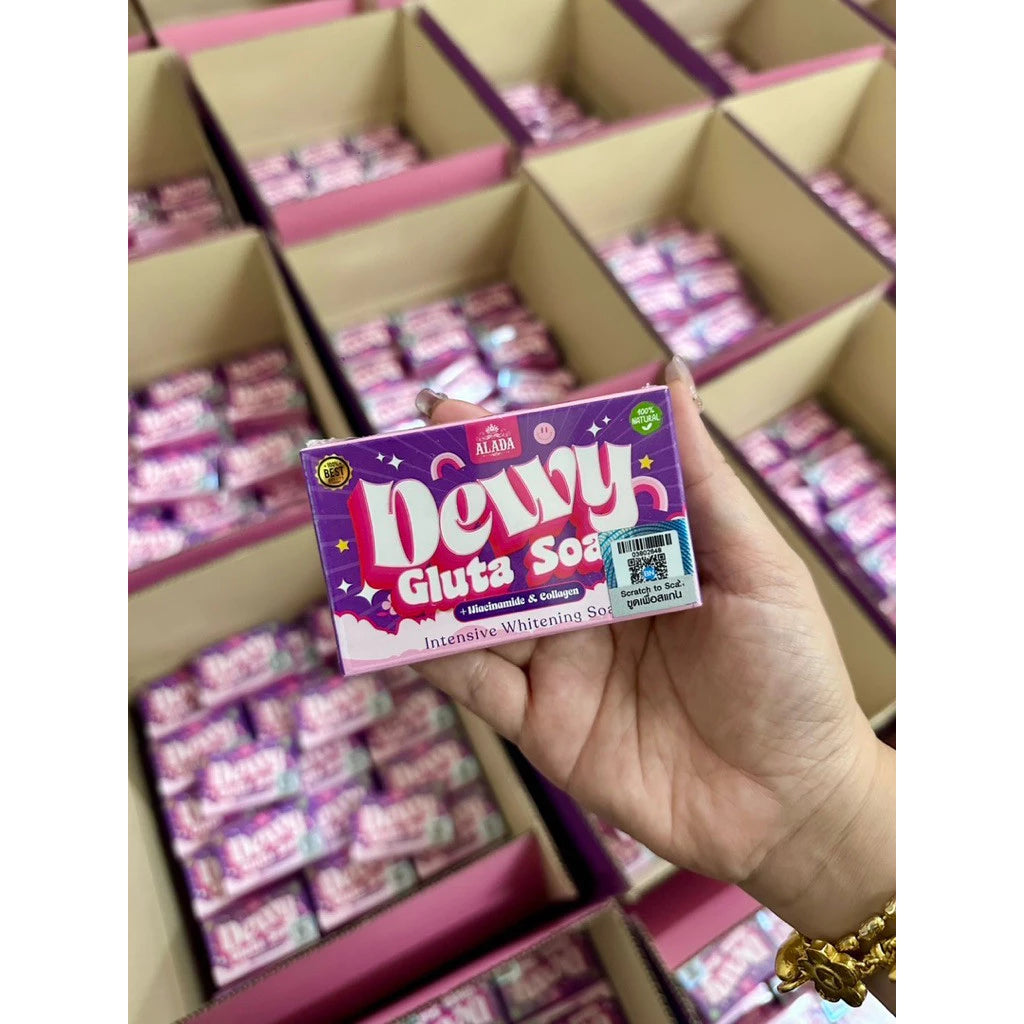 Dewy Gluta Soap by Alada - Intensive Whitening Soap with Niacinamide and Collagen Original