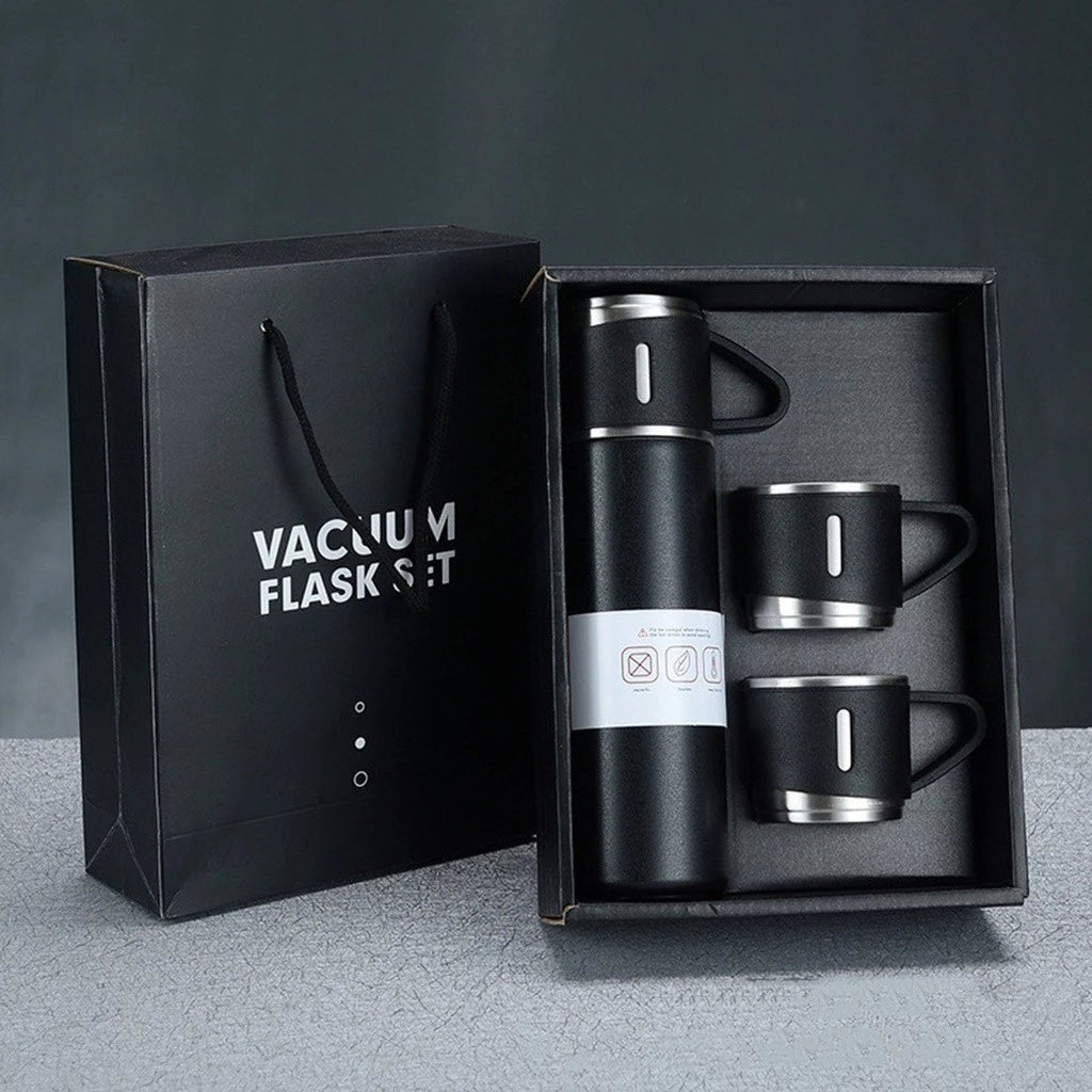 Vacuum Thermos Flask set cup Top Grade Stainless Steel Gift Modern Tumbler Box Bottle Coffee