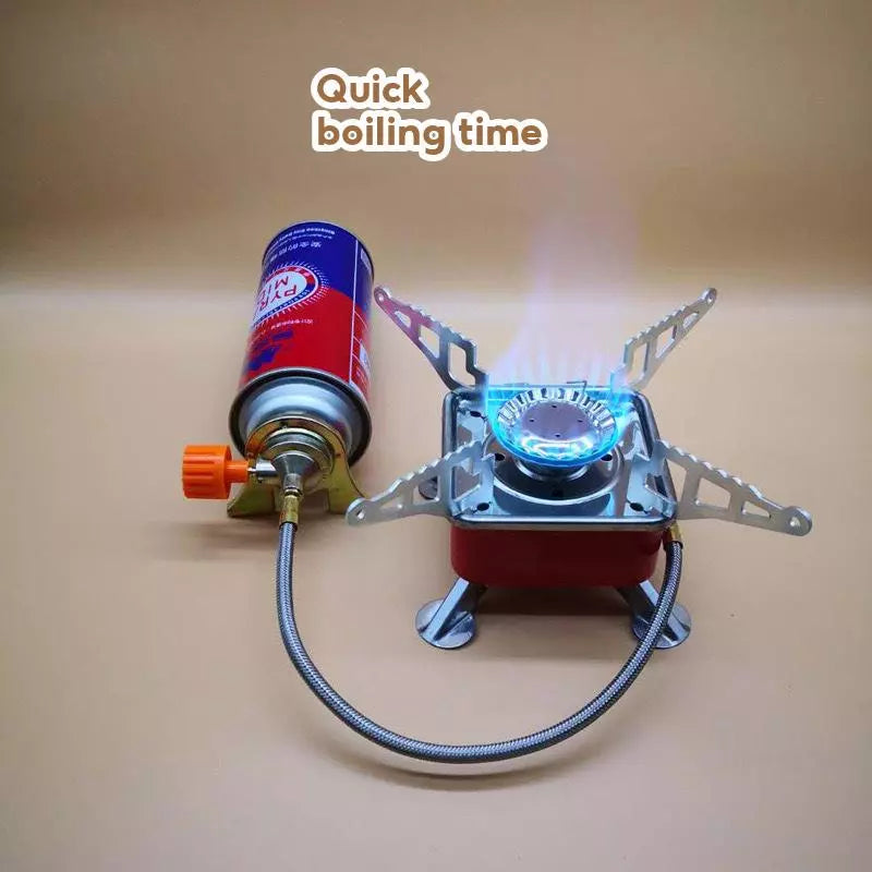 Compact Portable Camping Stove with Folding Design