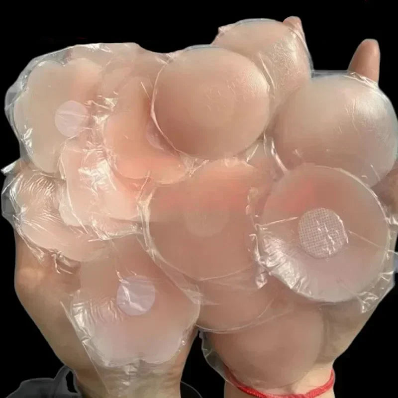 12pcs Reusable Silicone Nipple Cover for Women
