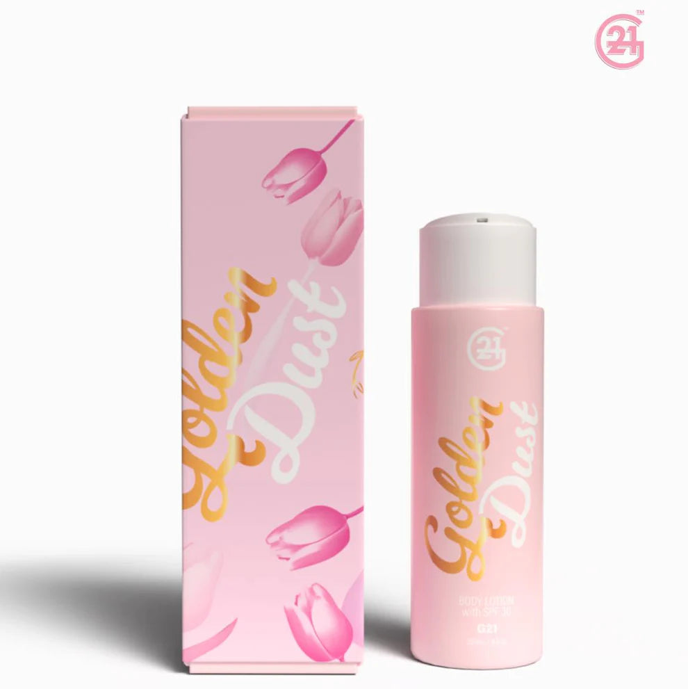 G21 GOLDEN DUST BODY LOTION WITH SPF30