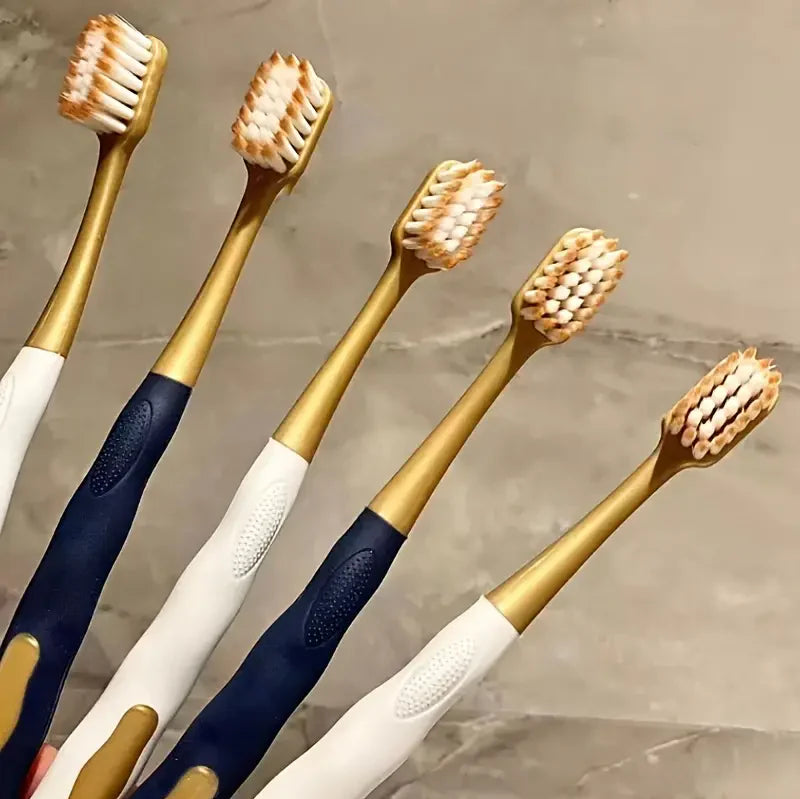 6pcs Toothbrushes Premium Soft Bristles Wide Head Home Travel Genuine Daily Use Adult