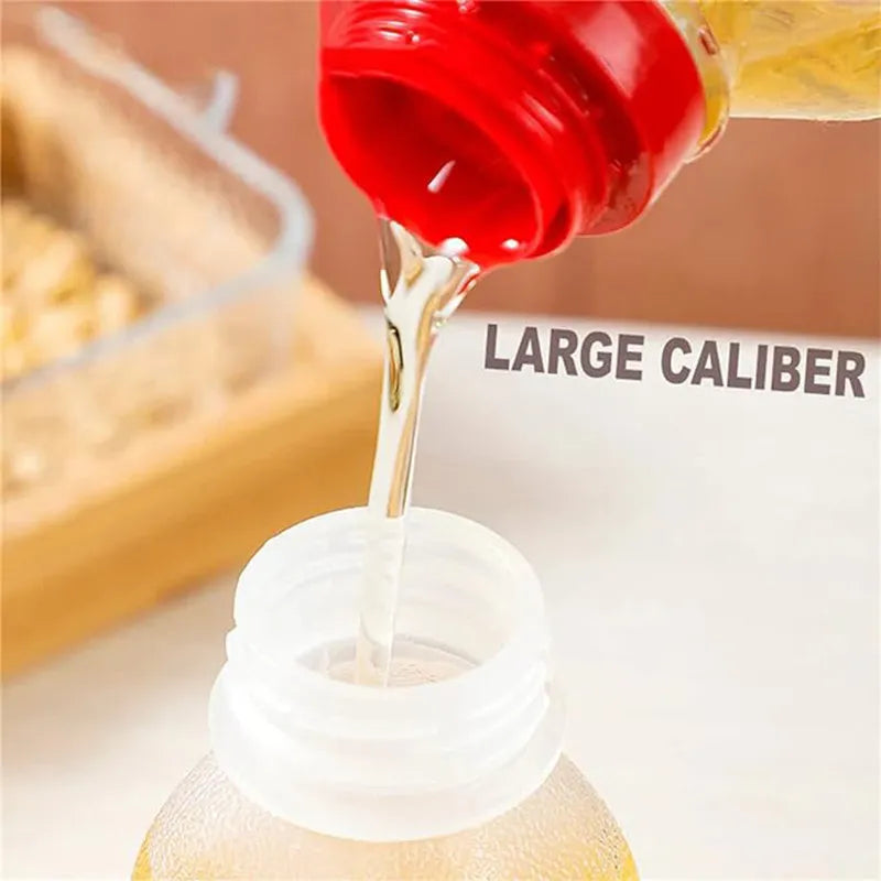 No Spill Oil Bottle Kitchen Squeeze Oil Bottles Leakproof Condiment Bottles