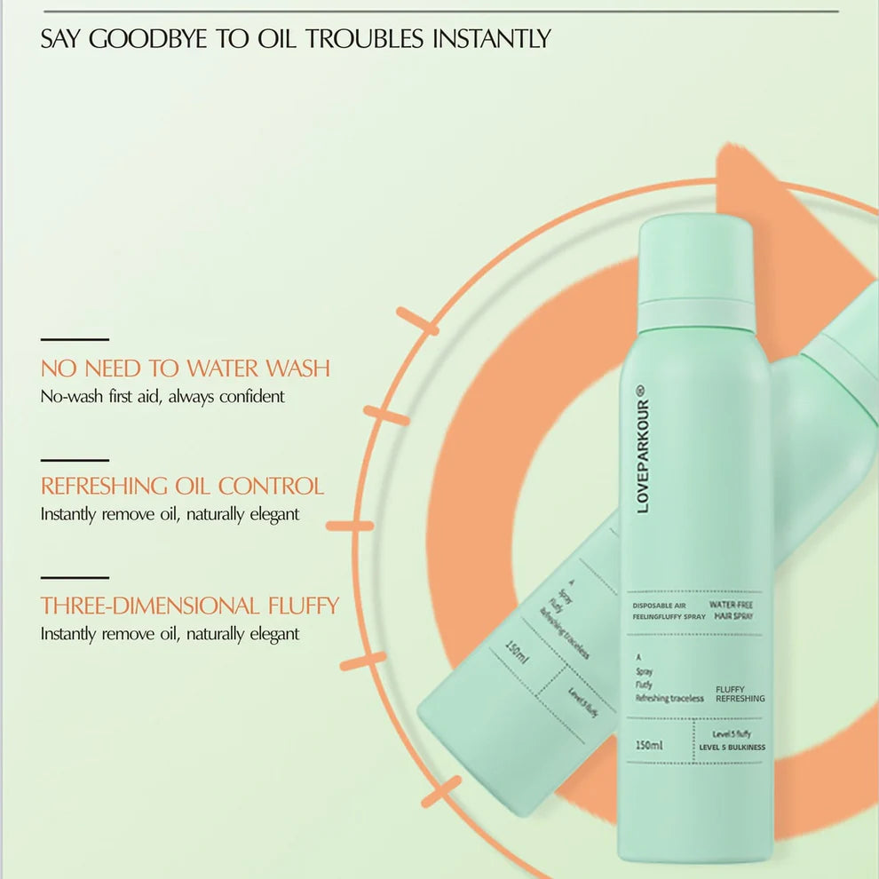 No-Wash + Oil Control Dry Shampoo