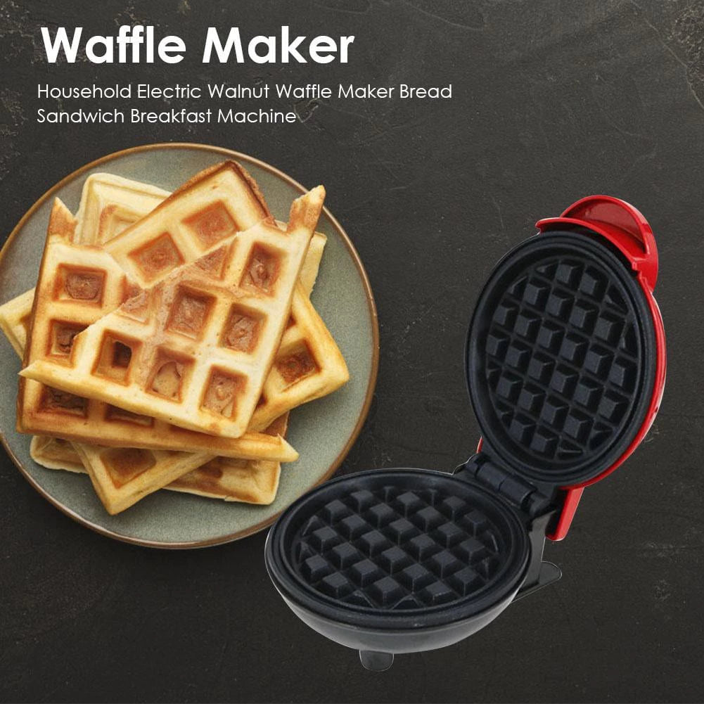 Mini Electric Waffle Maker Non-Stick Pan