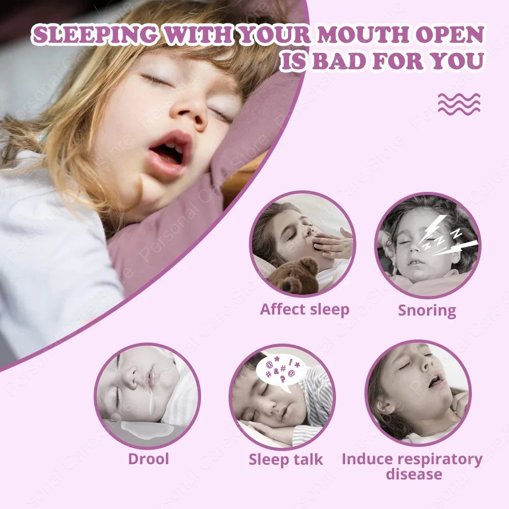 30pcs Sleep Strips Gentle Mouth Tape Nose Sleeping Less Mouth Breathing Anti-Snoring Strips
