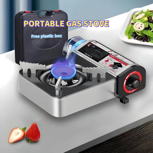Butane Gas Stove Portable Home Outdoor Camping White Gas Stove Ultra Light With Box