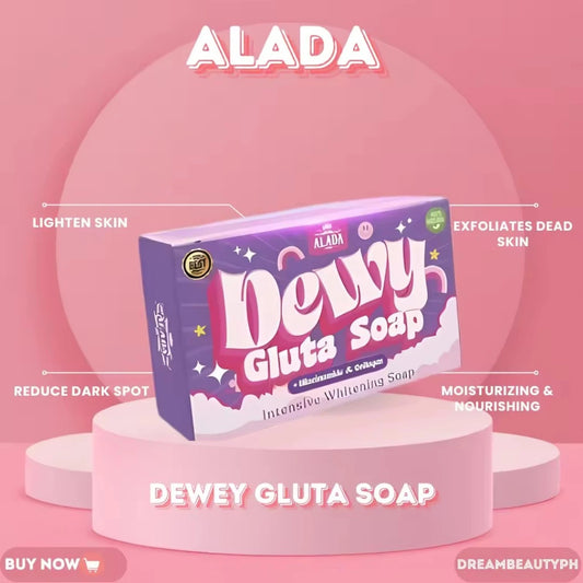 Dewy Gluta Soap by Alada - Intensive Whitening Soap with Niacinamide and Collagen Original